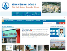 Tablet Screenshot of nhidong.org.vn